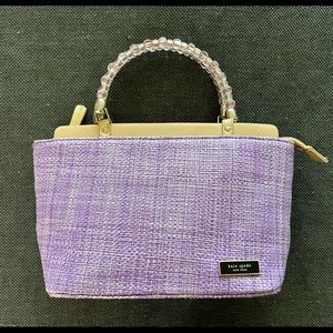 Kate Spade cocktail purse- lavender-EUC- 10x6inches